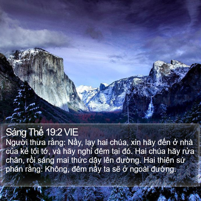 Sáng Thế 19:2 VIE Bible Study