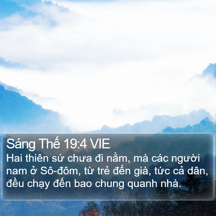 Sáng Thế 19:4 VIE Bible Study