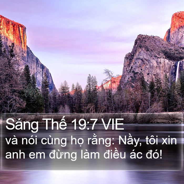 Sáng Thế 19:7 VIE Bible Study