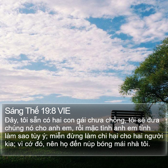 Sáng Thế 19:8 VIE Bible Study