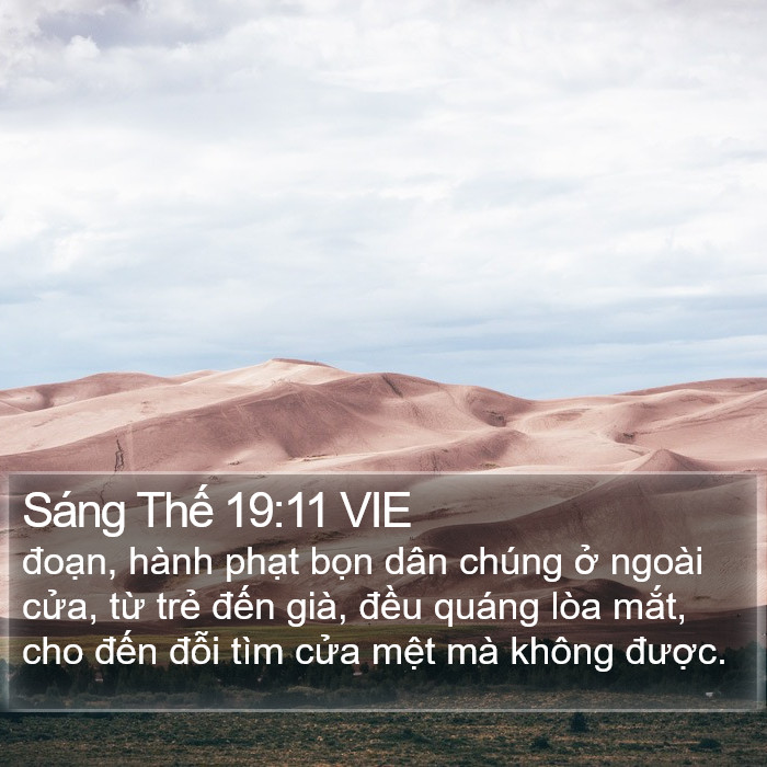 Sáng Thế 19:11 VIE Bible Study