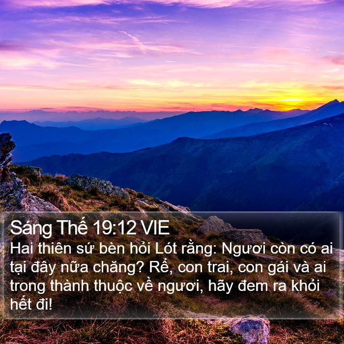 Sáng Thế 19:12 VIE Bible Study