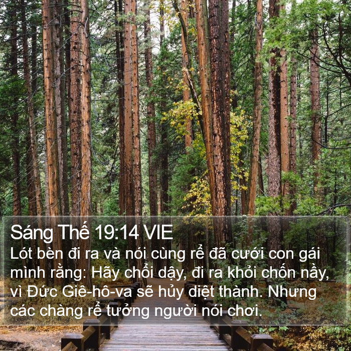 Sáng Thế 19:14 VIE Bible Study