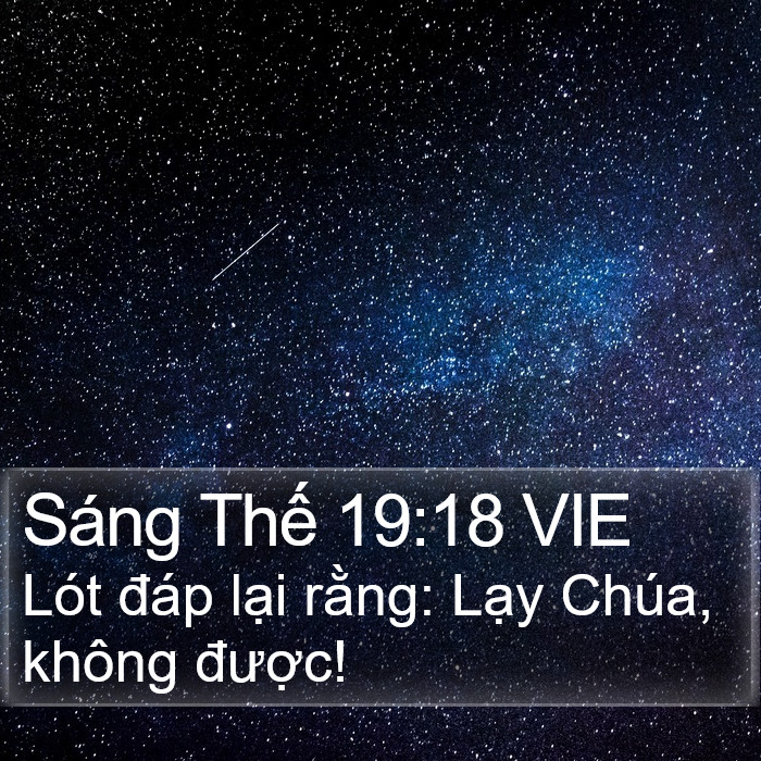 Sáng Thế 19:18 VIE Bible Study