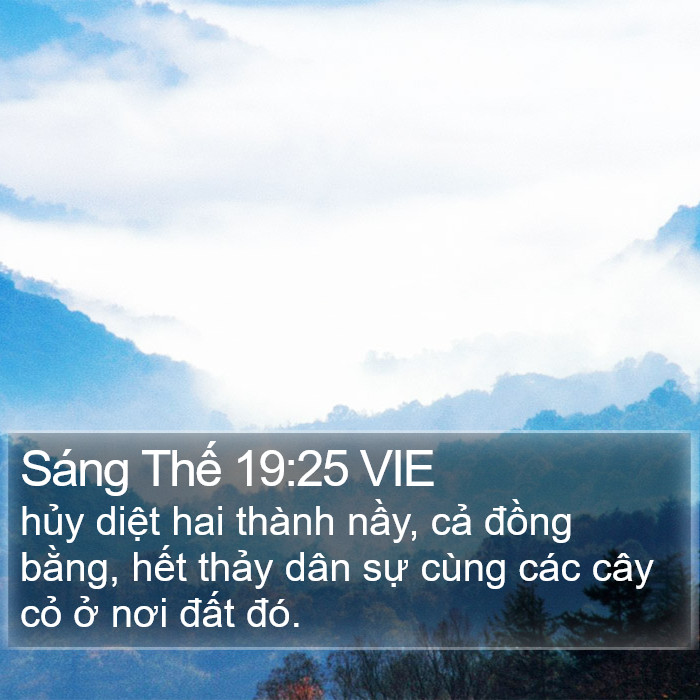 Sáng Thế 19:25 VIE Bible Study