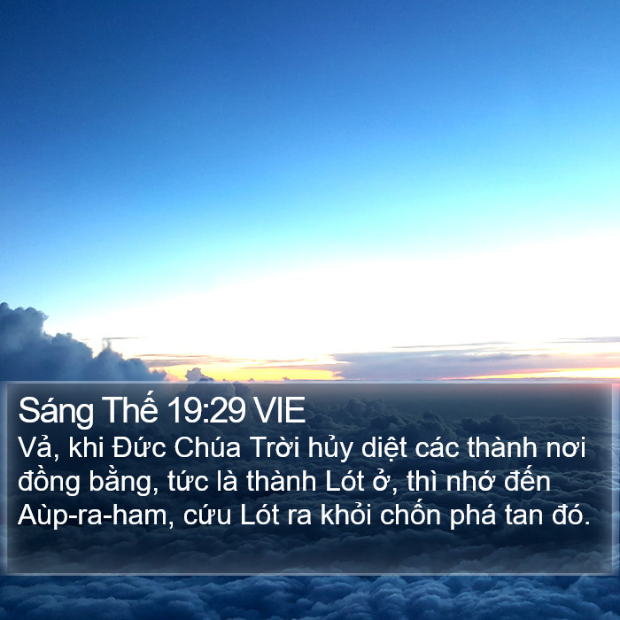 Sáng Thế 19:29 VIE Bible Study