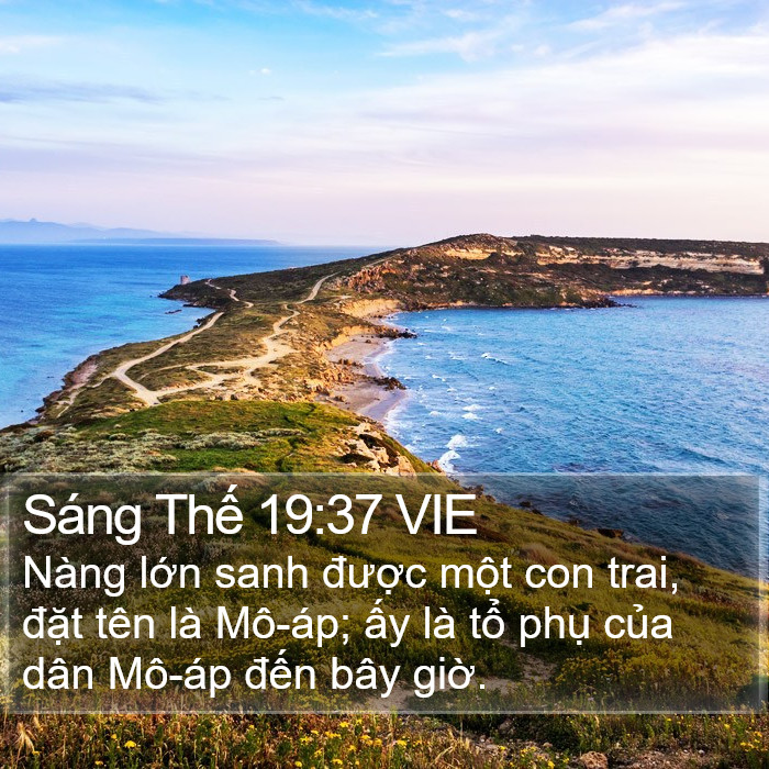 Sáng Thế 19:37 VIE Bible Study