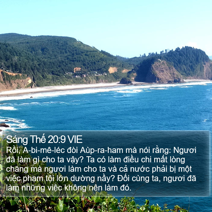 Sáng Thế 20:9 VIE Bible Study