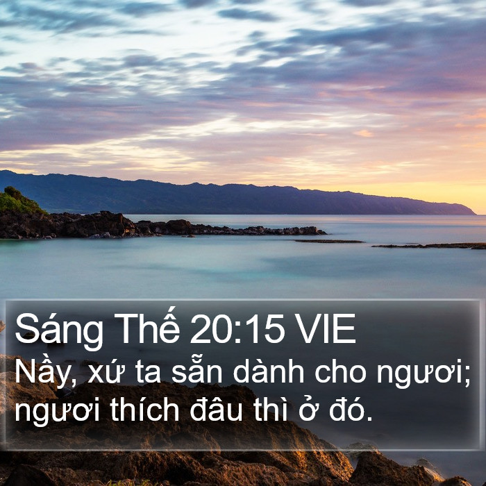 Sáng Thế 20:15 VIE Bible Study