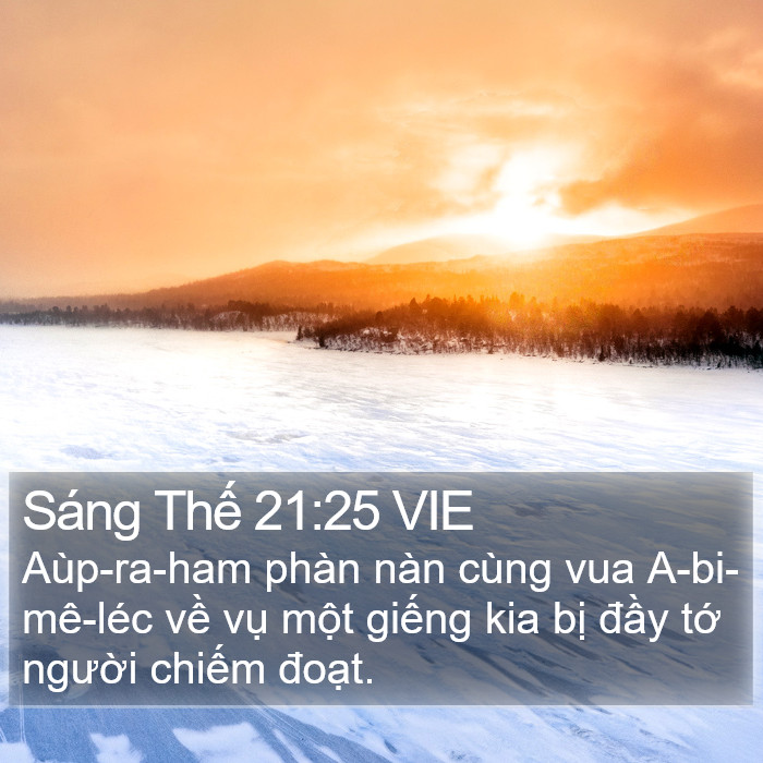 Sáng Thế 21:25 VIE Bible Study