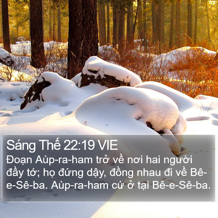 Sáng Thế 22:19 VIE Bible Study
