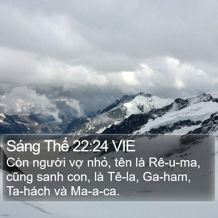 Sáng Thế 22:24 VIE Bible Study