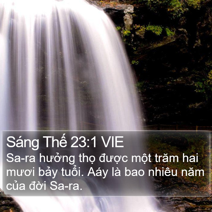 Sáng Thế 23:1 VIE Bible Study