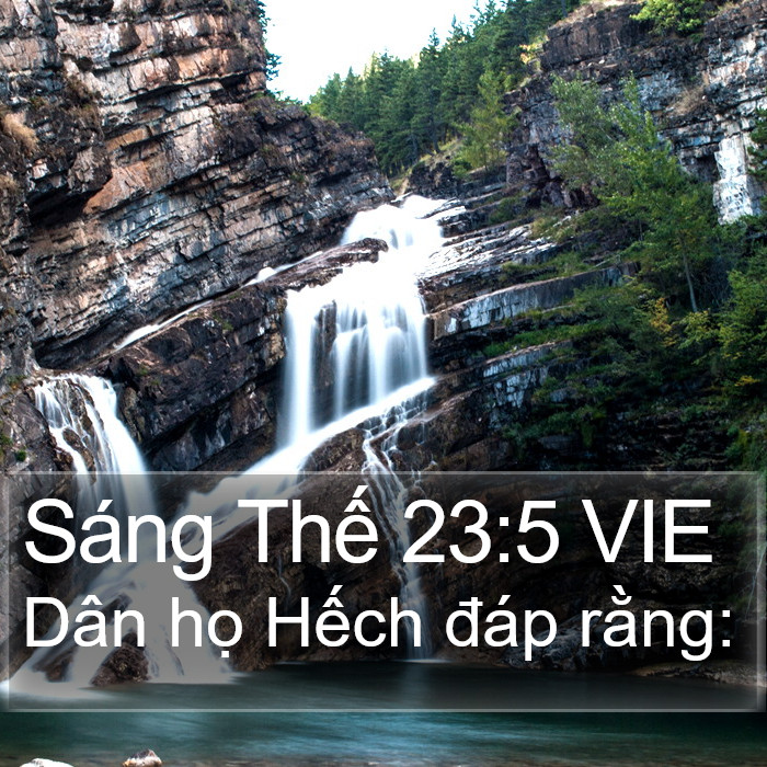 Sáng Thế 23:5 VIE Bible Study