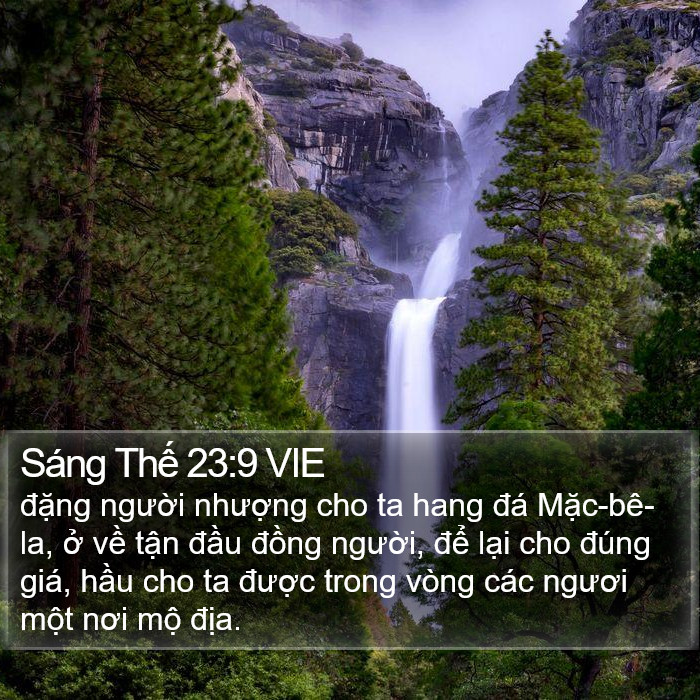 Sáng Thế 23:9 VIE Bible Study