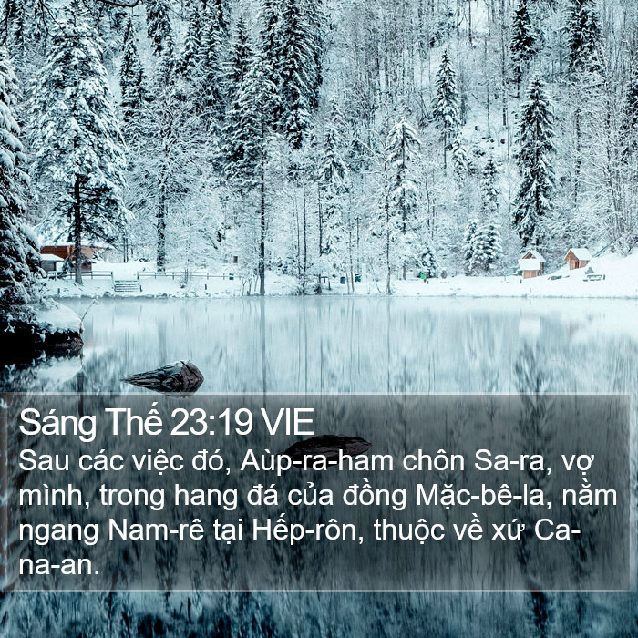 Sáng Thế 23:19 VIE Bible Study