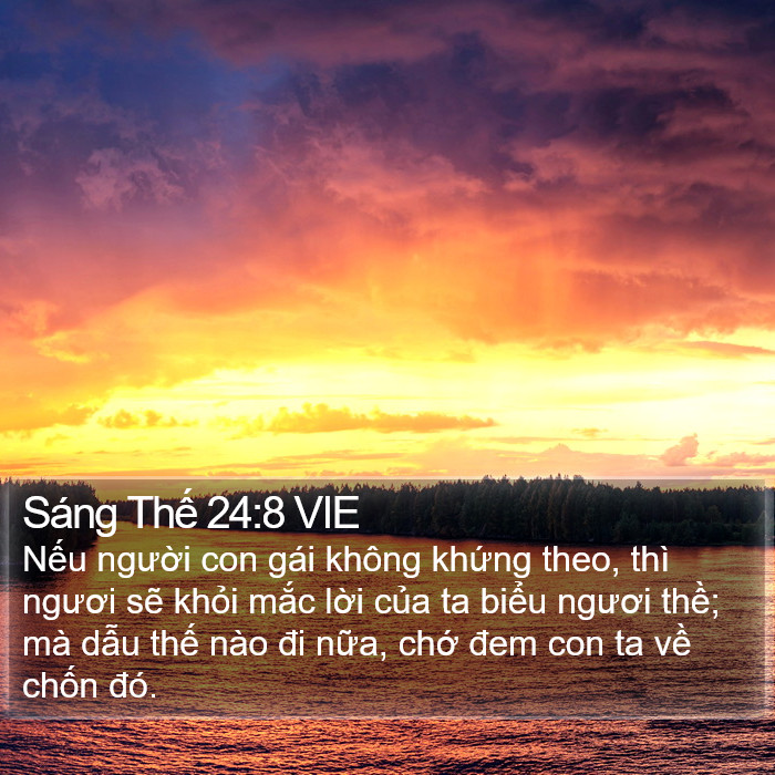 Sáng Thế 24:8 VIE Bible Study