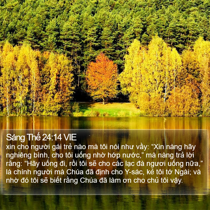 Sáng Thế 24:14 VIE Bible Study