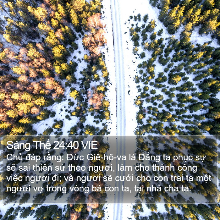 Sáng Thế 24:40 VIE Bible Study