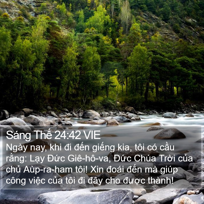 Sáng Thế 24:42 VIE Bible Study