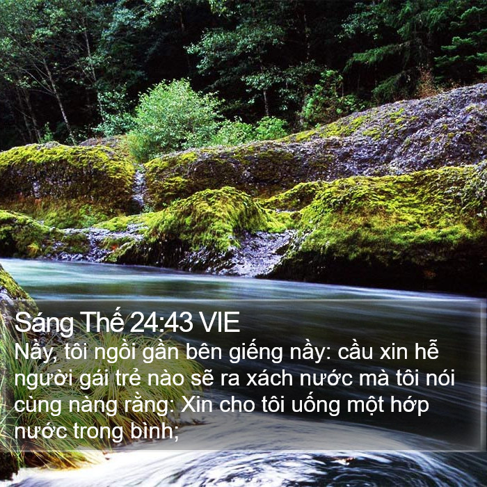 Sáng Thế 24:43 VIE Bible Study
