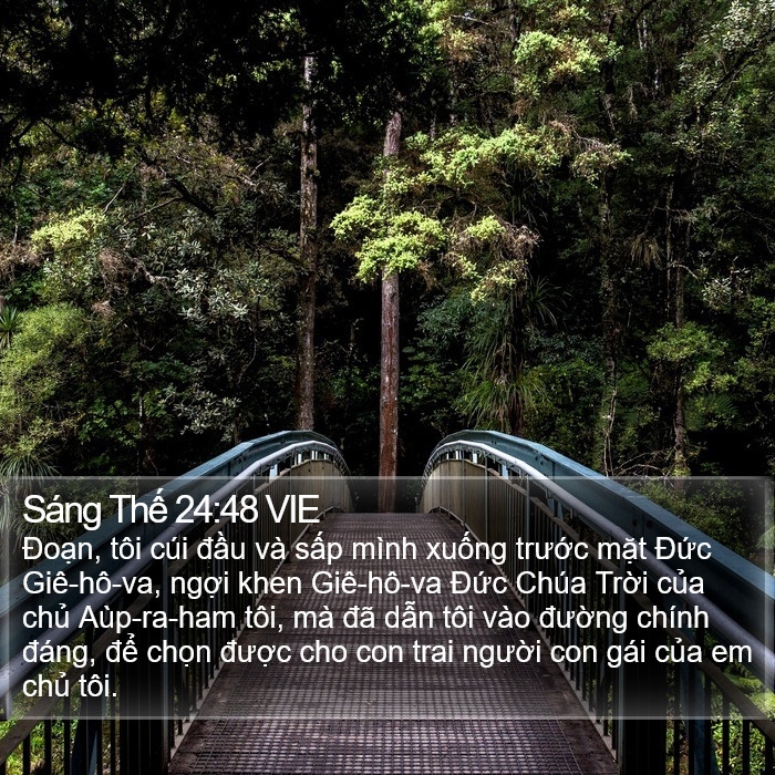 Sáng Thế 24:48 VIE Bible Study