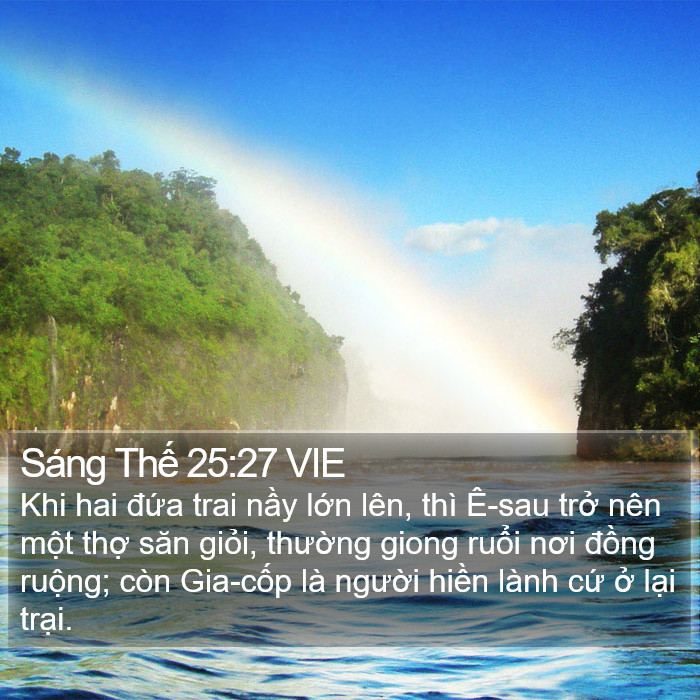 Sáng Thế 25:27 VIE Bible Study