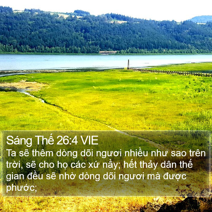Sáng Thế 26:4 VIE Bible Study