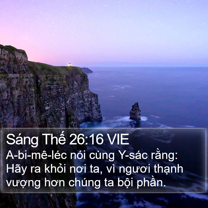 Sáng Thế 26:16 VIE Bible Study