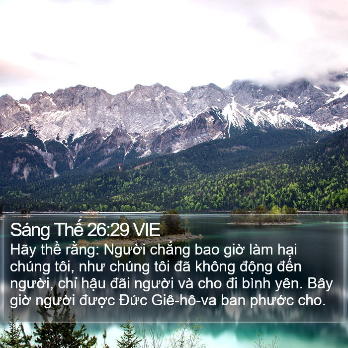 Sáng Thế 26:29 VIE Bible Study