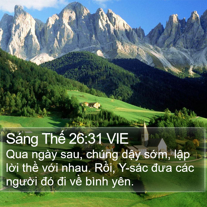 Sáng Thế 26:31 VIE Bible Study
