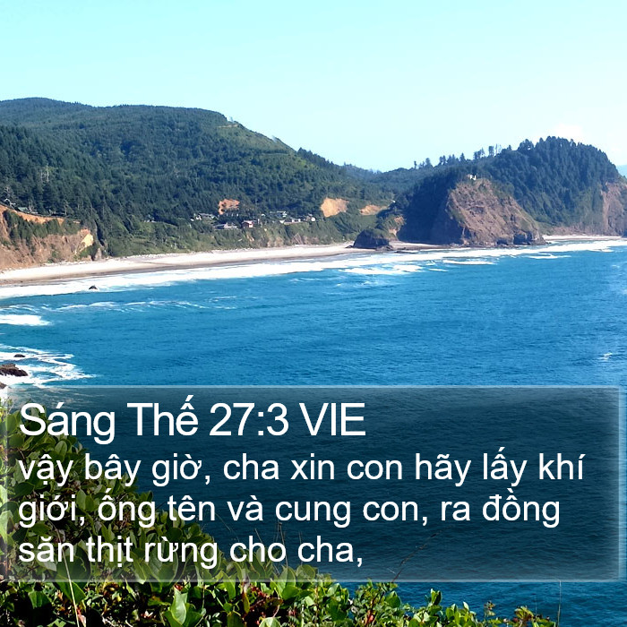 Sáng Thế 27:3 VIE Bible Study