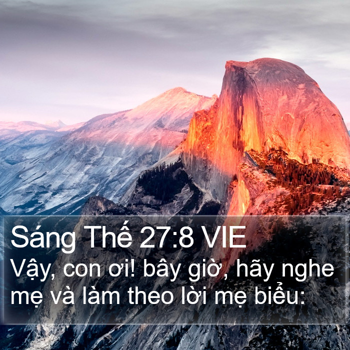 Sáng Thế 27:8 VIE Bible Study