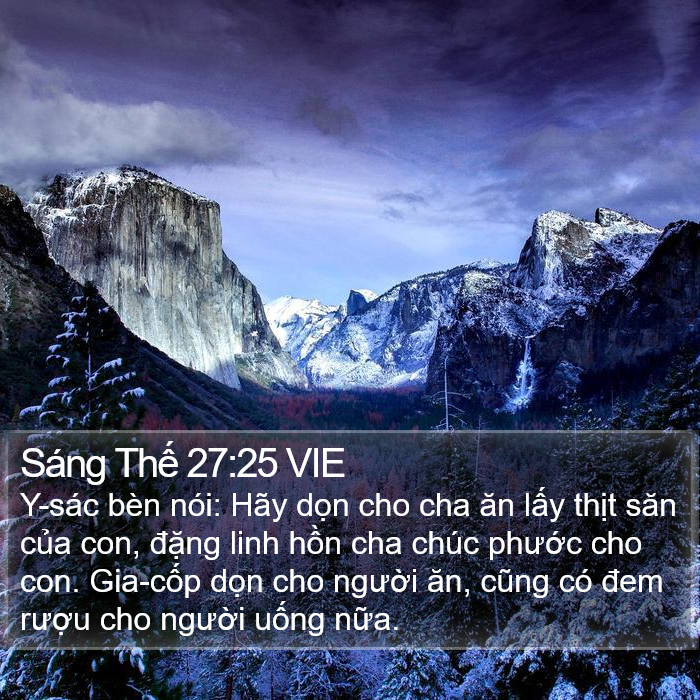 Sáng Thế 27:25 VIE Bible Study