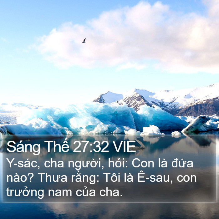 Sáng Thế 27:32 VIE Bible Study