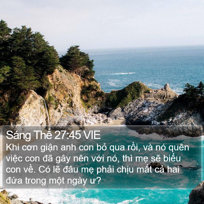 Sáng Thế 27:45 VIE Bible Study