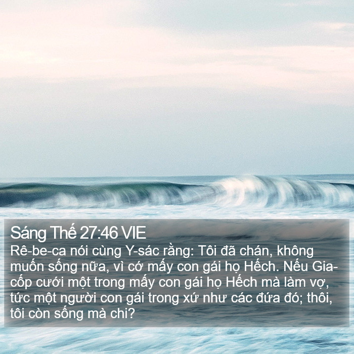 Sáng Thế 27:46 VIE Bible Study