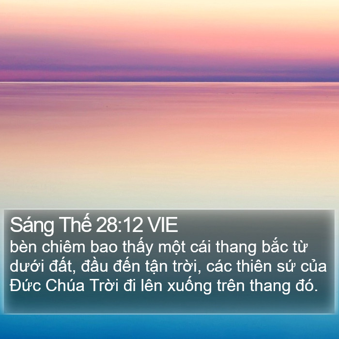 Sáng Thế 28:12 VIE Bible Study