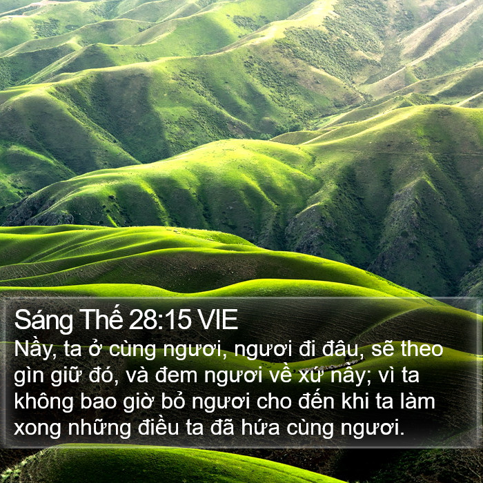 Sáng Thế 28:15 VIE Bible Study