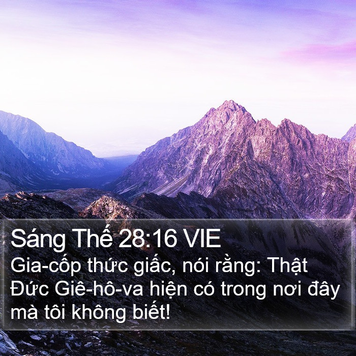 Sáng Thế 28:16 VIE Bible Study