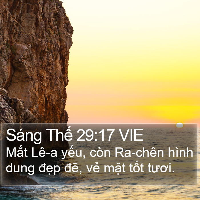 Sáng Thế 29:17 VIE Bible Study