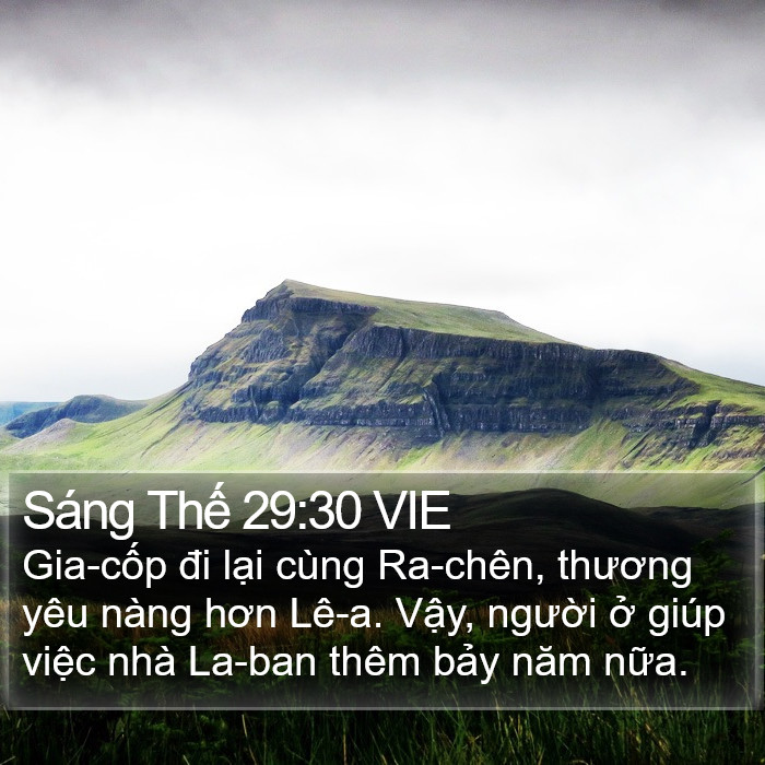 Sáng Thế 29:30 VIE Bible Study