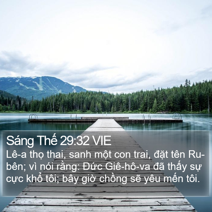 Sáng Thế 29:32 VIE Bible Study