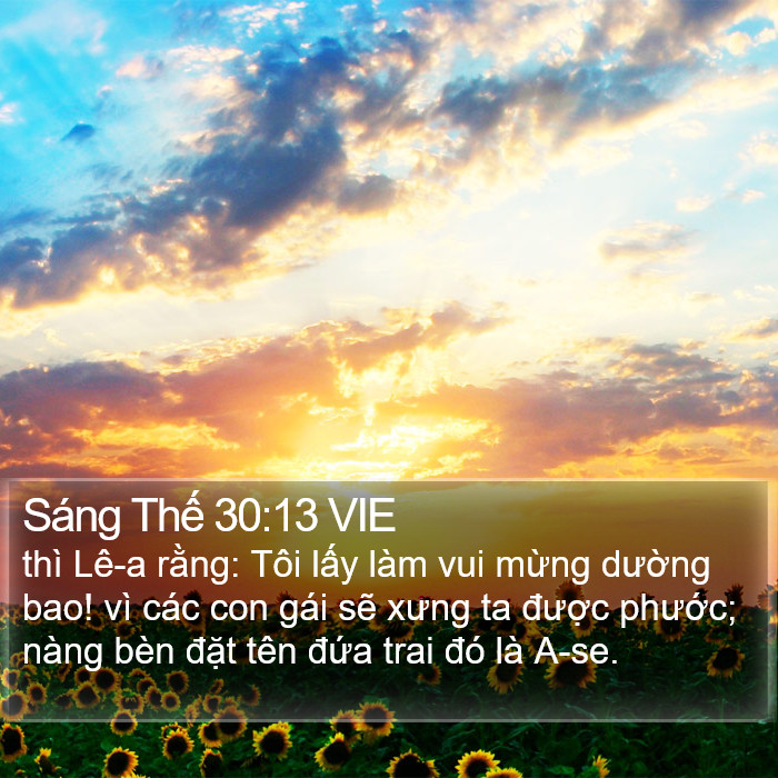 Sáng Thế 30:13 VIE Bible Study