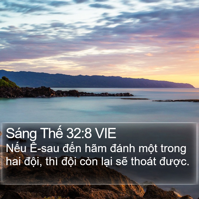 Sáng Thế 32:8 VIE Bible Study