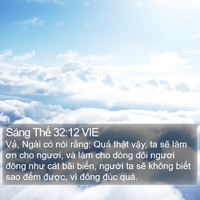 Sáng Thế 32:12 VIE Bible Study