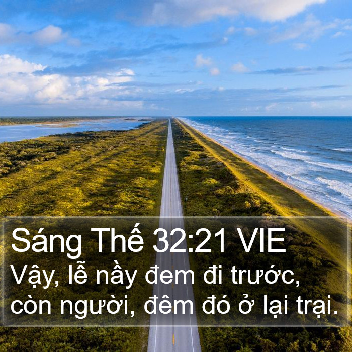 Sáng Thế 32:21 VIE Bible Study