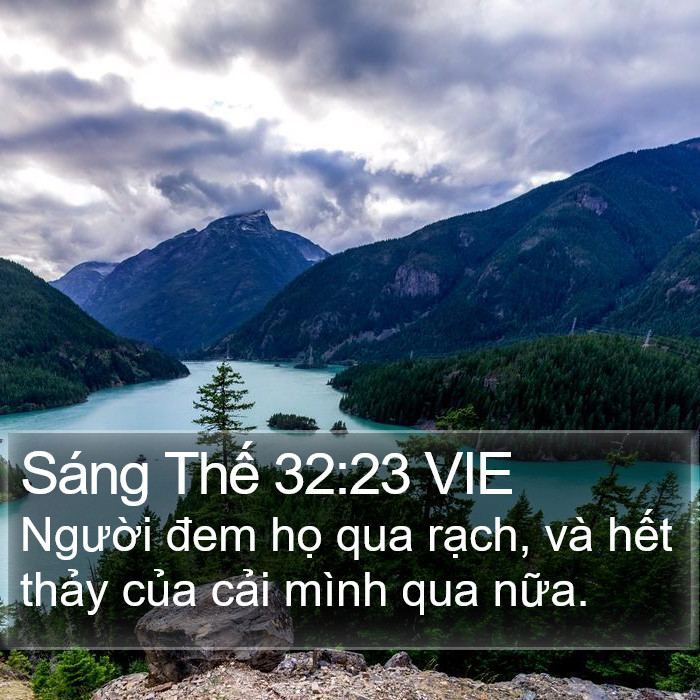 Sáng Thế 32:23 VIE Bible Study
