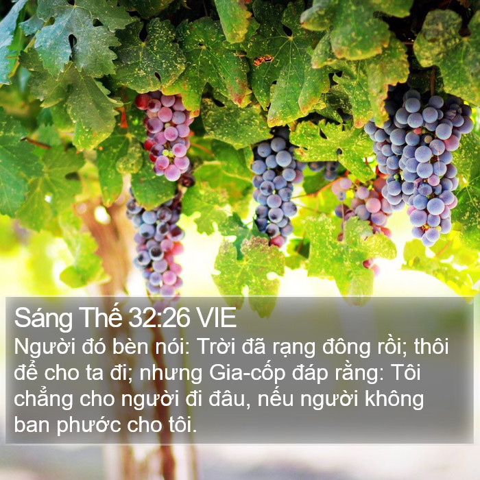 Sáng Thế 32:26 VIE Bible Study