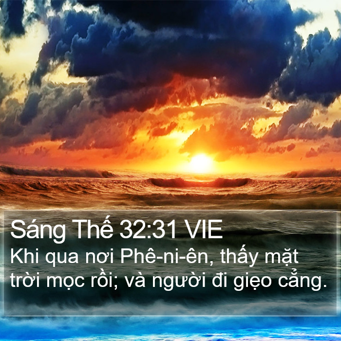 Sáng Thế 32:31 VIE Bible Study